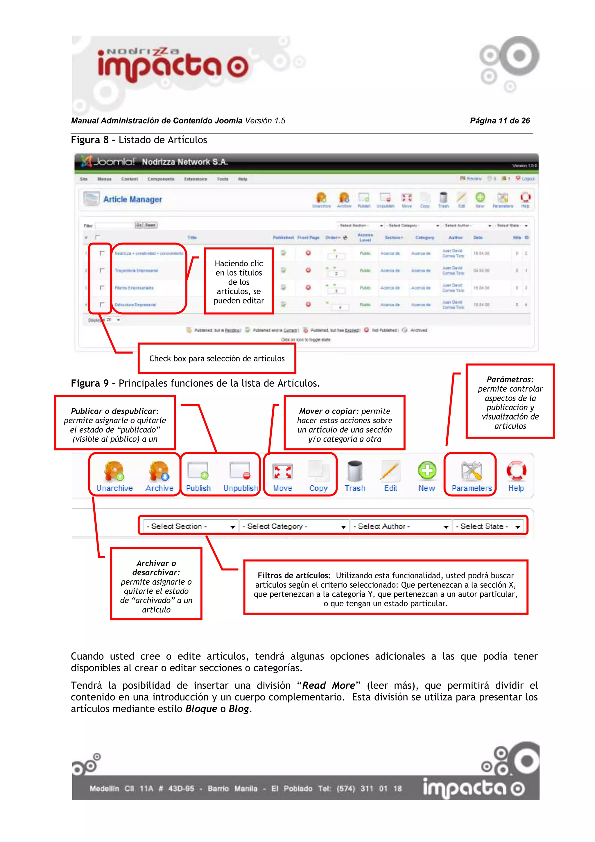 Manual Admon Contenidos Joomla 1.5 V2 Gen