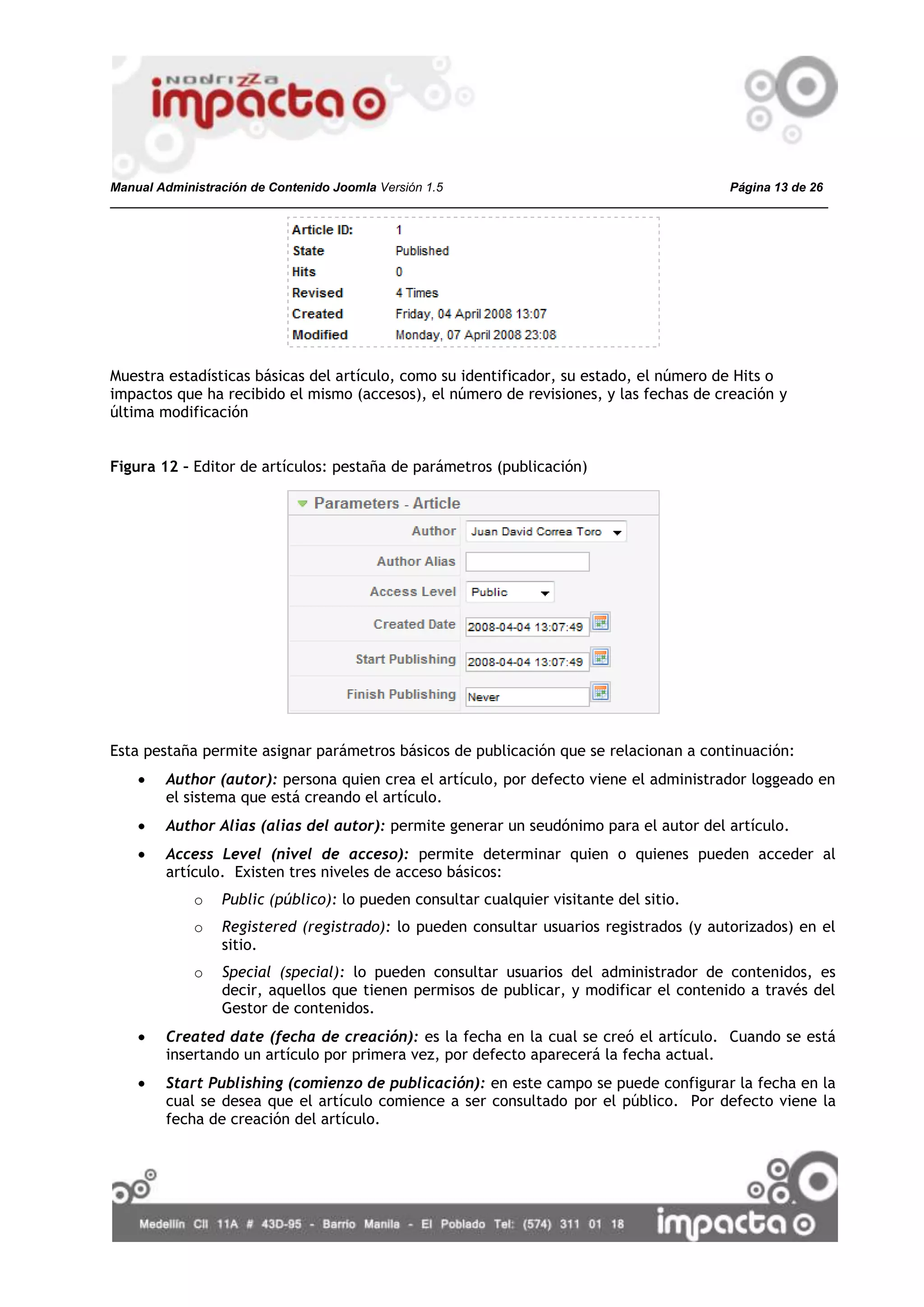 Manual Admon Contenidos Joomla 1.5 V2 Gen