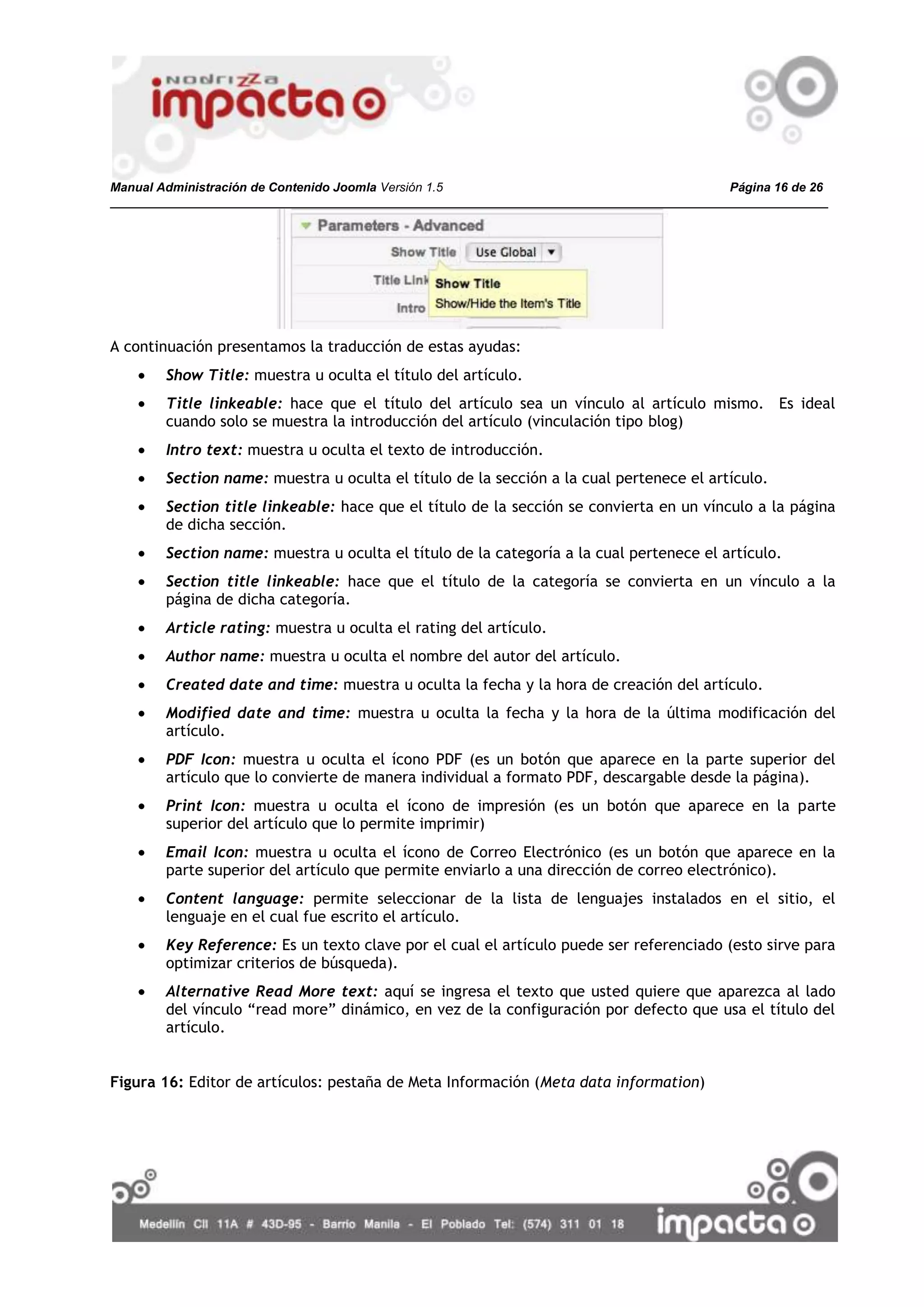 Manual Admon Contenidos Joomla 1.5 V2 Gen