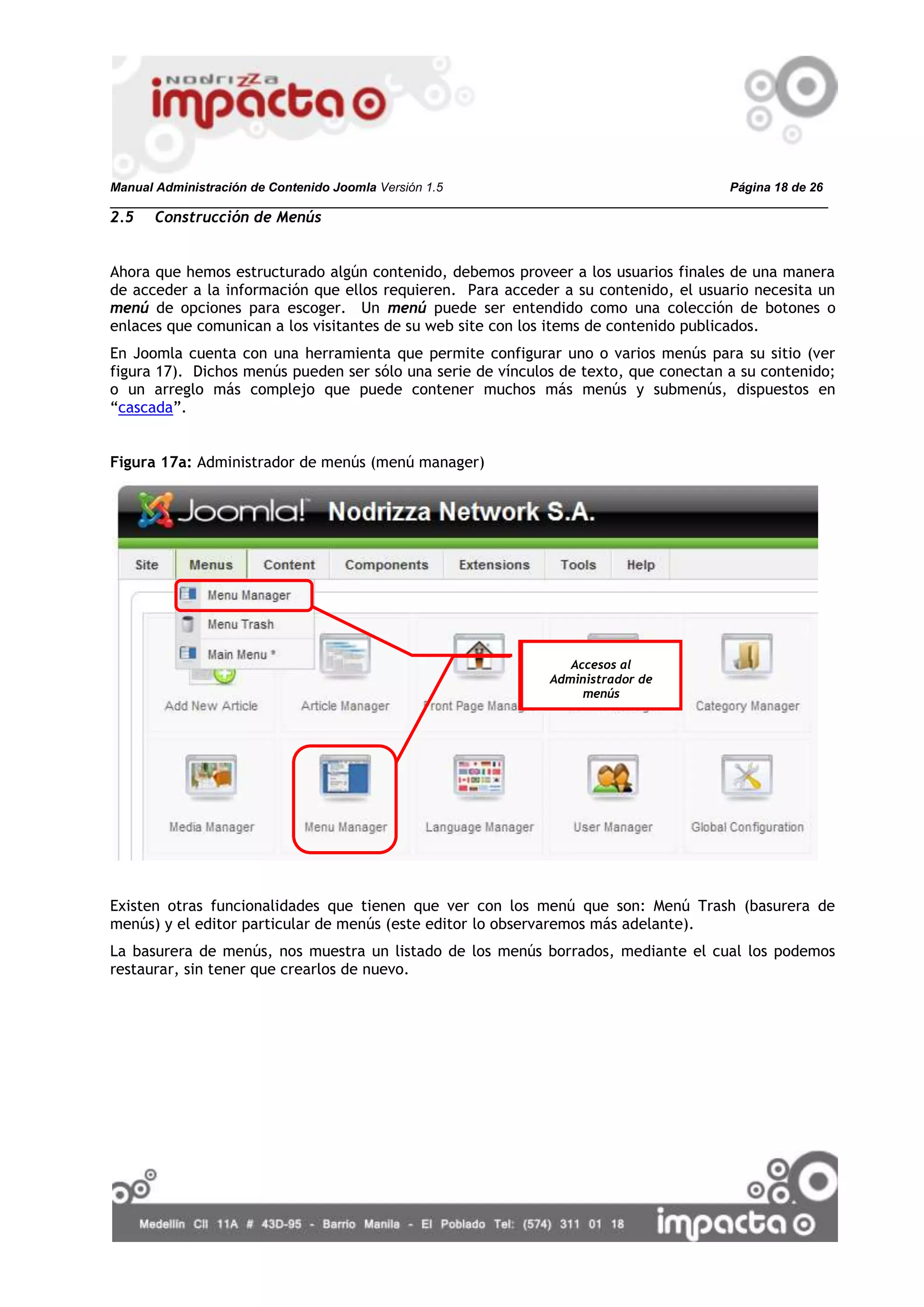 Manual Admon Contenidos Joomla 1.5 V2 Gen