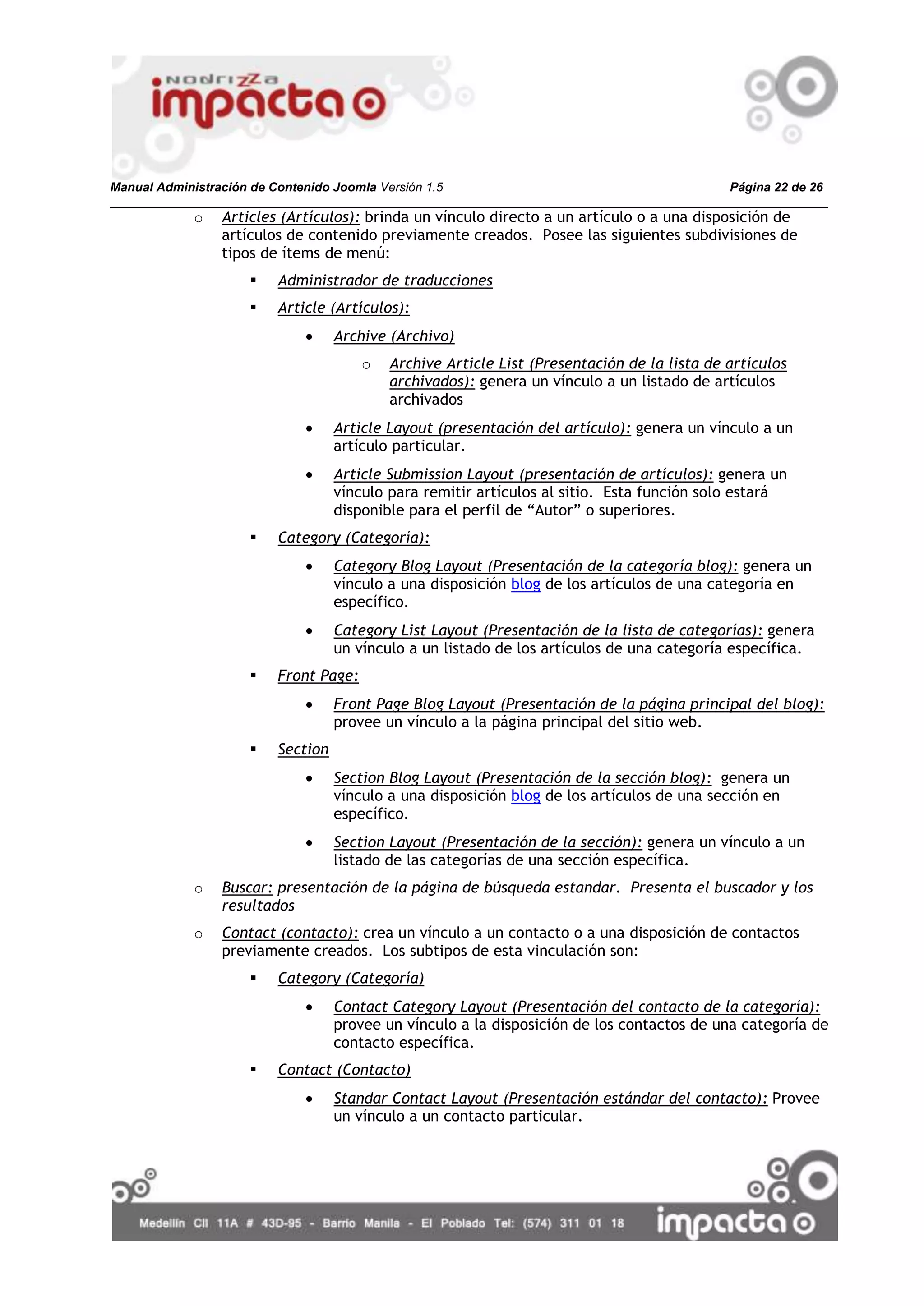 Manual Admon Contenidos Joomla 1.5 V2 Gen