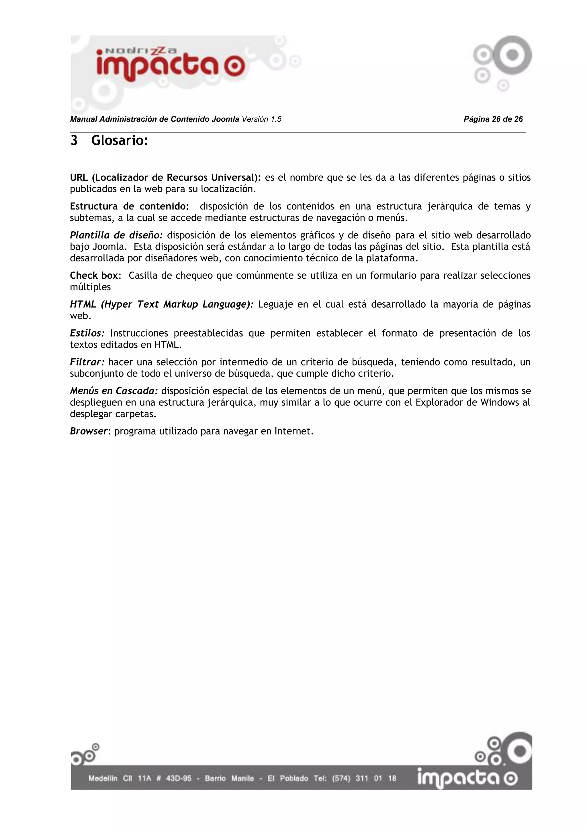 Manual Admon Contenidos Joomla 1.5 V2 Gen