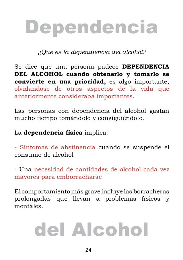 Sanar la dependencia del alcohol