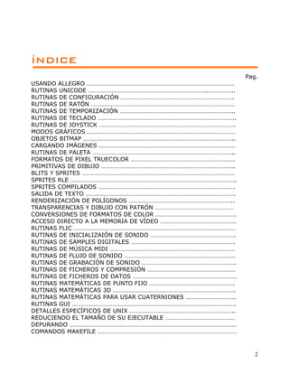 Manual allegro c++ | PDF