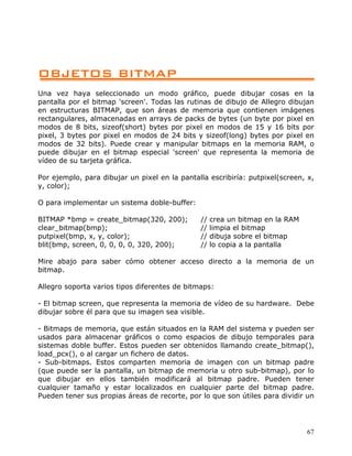 Calligro Bitmap Manual allegro c++ | PDF