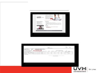 “REQUISITOS PARA TRAMITE DE TITULACION” 
• Tener cubiertos al 100% los créditos 
• ( entregar historia académica al 100%) 
• RESULTADOS DEL EXAMEN CENEVAL 
• Servicio Social Liberado. 
• Realizar Pago de Titulación. ( copia pago ) 
• Entregar folio de egresados 
realizando el cuestionario en la pagina: 
www.egresados.uvmnet.edu 
• y reportar el folio que les arroja al correo : 
aldo.morenoc@uvmnet.edu 
 