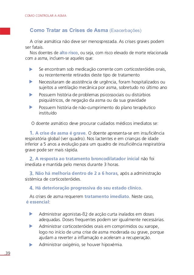 Exame para asma