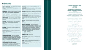 Glossário
                                                                                                                             GOVERNO DO ESTADO DA BAHIA
ÁREA DE EMPRÉSTIMO - local onde se coleta o material       MONTANTE - acima de um determinado ponto, num                             Governador
usado na cobertura do lixo (terra).                        corpo d'água.                                                            César Borges
BACTÉRIAS - microorganismos que se alimentam do lixo,      PIEZÔMETRO - instrumento sensível que mede as pressões
                                                                                                                            SECRETARIA DO PLANEJAMENTO,
decompondo-o.                                              dentro do lixo compactado e recoberto.
                                                                                                                          CIÊNCIA E TECNOLOGIA - SEPLANTEC
BADAMEIROS - pessoas que catam os resíduos recicláveis     PLATÔS parte plana superior [da última camada da célula].                      SECRETÁRIO
(latas, plásticos, etc.) para vender; catadores de lixo.                                                                      Luiz Antonio Vasconcellos Carreira
                                                           PLUVIÔMETRO - instrumento que mede a quantidade de
BERMAS - parte superior das camadas de lixo que ficam      água de chuva que cai.                                          COMPANHIA DE DESENVOLVIMENTO
expostas, objetivando aumentar a estabilidade do aterro                                                                  URBANO DO ESTADO DA BAHIA - CONDER
                                                           QUARTEAMENTO - método usado para se conhecer a                             DIRETOR PRESIDENTE
e facilitar a manutenção e o monitoramento da célula.
                                                           composição física do lixo que entra no aterro. Consiste em        Mário de Paula Guimarães Gordilho
CERCAS MÓVEIS - cercas provisórias colocadas próximo à     dividir o lixo em quatro partes, sucessivamente, para
frente de trabalho, para evitar o espalhamento do lixo     análise.                                                       COORDENAÇÃO DE RESÍDUOS SÓLIDOS
pelo vento.                                                                                                                 Maria de Fátima Torreão Espinheira
                                                           RASTELO - instrumento dentado próprio para juntar
CHORUME - líquido de cor escura, odor desagradável e       palhas.
muito poluidor, resultante da decomposição dos                                                                               GERÊNCIA DE RESÍDUOS SÓLIDOS
resíduos.
                                                           RECALQUES - adensamento da camada do maciço.                           José Maurício S. Fiúza
                                                           RESÍDUOS INDUSTRIAIS - “são todos os resíduos (...)
DEPRESSÕES - área muito baixa com relação às áreas                                                                                       EQUIPE TÉCNICA
                                                           resultantes da atividade industrial e do tratamento do seus
vizinhas.                                                                                                                    Ana Cristina da Purificação - Pedagoga
                                                           efluentes, que por suas características apresentam perigo
                                                                                                                             Carmelita Bizerra de Aguiar - Arquiteta
EFLUENTE - líquido que flui, sai, após ter passado por     à saúde humana e/ou ao meio ambiente, requerendo
                                                                                                                            Cornélia Bresslau de Almeida - Arquiteta
algum processo.                                            cuidados especiais quanto ao acondicionamento, coleta,
                                                                                                                         João Carlos Pinheiro de Araújo - Economista
                                                           transporte, armazenamento, tratamento e disposição.”
EROSÕES - desgaste sofrido pelo solo devido a ações                                                                       Lícia Rodrigues da Silveira - Administradora
                                                           (ABNT:1985). São classificados em:
externas (águas, vento, etc.).                                   Classe I  perigosos
                                                                                                                             Maricides Santos de Mello - Socióloga
                                                                 Classe II não-inertes                                         Osvaldo Mendes Filho - Engenheiro
JUSANTE - abaixo de um determinado ponto, num corpo             Classe III inertes                                              Selenia Maria Granja - Geógrafa
d'água.                                                                                                                       Carolina Torres Menezes - Estagiária
                                                           SOPÉ DO TALUDE - base da rampa.                                 Denise Maria de Jesus Santos - Estagiária
LAGOA DE ESTABILIZAÇÃO - lagoa onde o efluente
                                                           SUB-ATERROS - camadas inferiores do maciço aterrado.             Humberto Carvalhal Oliveira - Estagiário
(chorume) é retido por um tempo suficiente para que
                                                                                                                                 Ville Vieira Coelho - Estagiário
seu tratamento ocorra com sucesso, sendo influenciado
                                                           TALUDES - rampa [formada em aterros ou cortes, com
pelas condições climáticas. A depender da técnica, ela     inclinação prevista].                                                      PROJETO GRÁFICO
pode ser do tipo anaeróbia, facultativa, aerada, etc.
                                                                                                                          Vera Lúcia Santos Quadros - Coordenação
                                                           VAZÃO - volume de líquido escoado numa unidade de
MACIÇO - resíduo já aterrado                               tempo; escoamento, saída.                                            Jonathas Sousa de Medeiros
                                                                                                                              Éfren de Melo Ferreira - Estagiário
MONITORAMENTO DO ATERRO SANITÁRIO -                        VETORES - animais que podem transmitir doenças (ratos,
acompanhamento da evolução do aterro sanitário para        moscas, urubus, etc.).                                                       FOTOGRAFIA
avaliar não só o seu andamento como também a                                                                                            Gilberto Melo
influência de sua implantação sobre o meio ambiente.
 