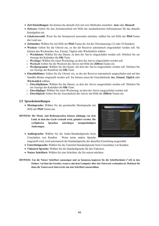 Manual atevio av 7500_hd_pvr_v10111_ger_ Slide 44