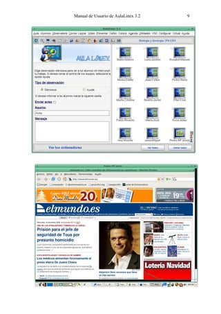 Manual de Usuario de AulaLinex 3.2   9
 