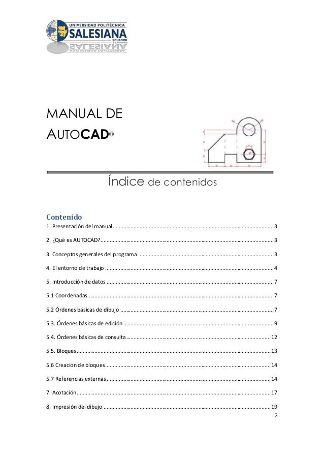 Manual autocad