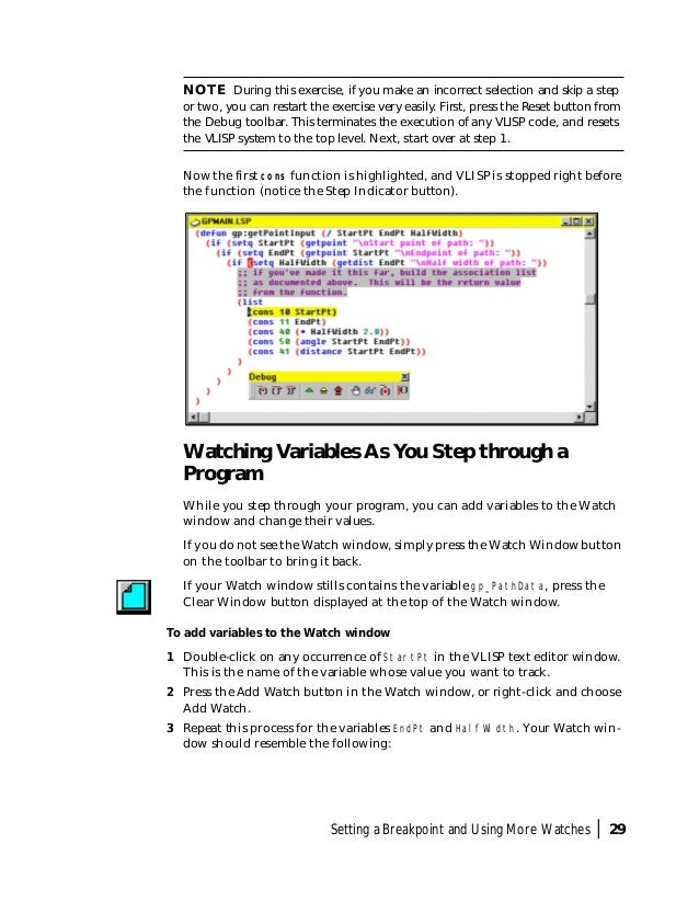 autocad lisp track new point