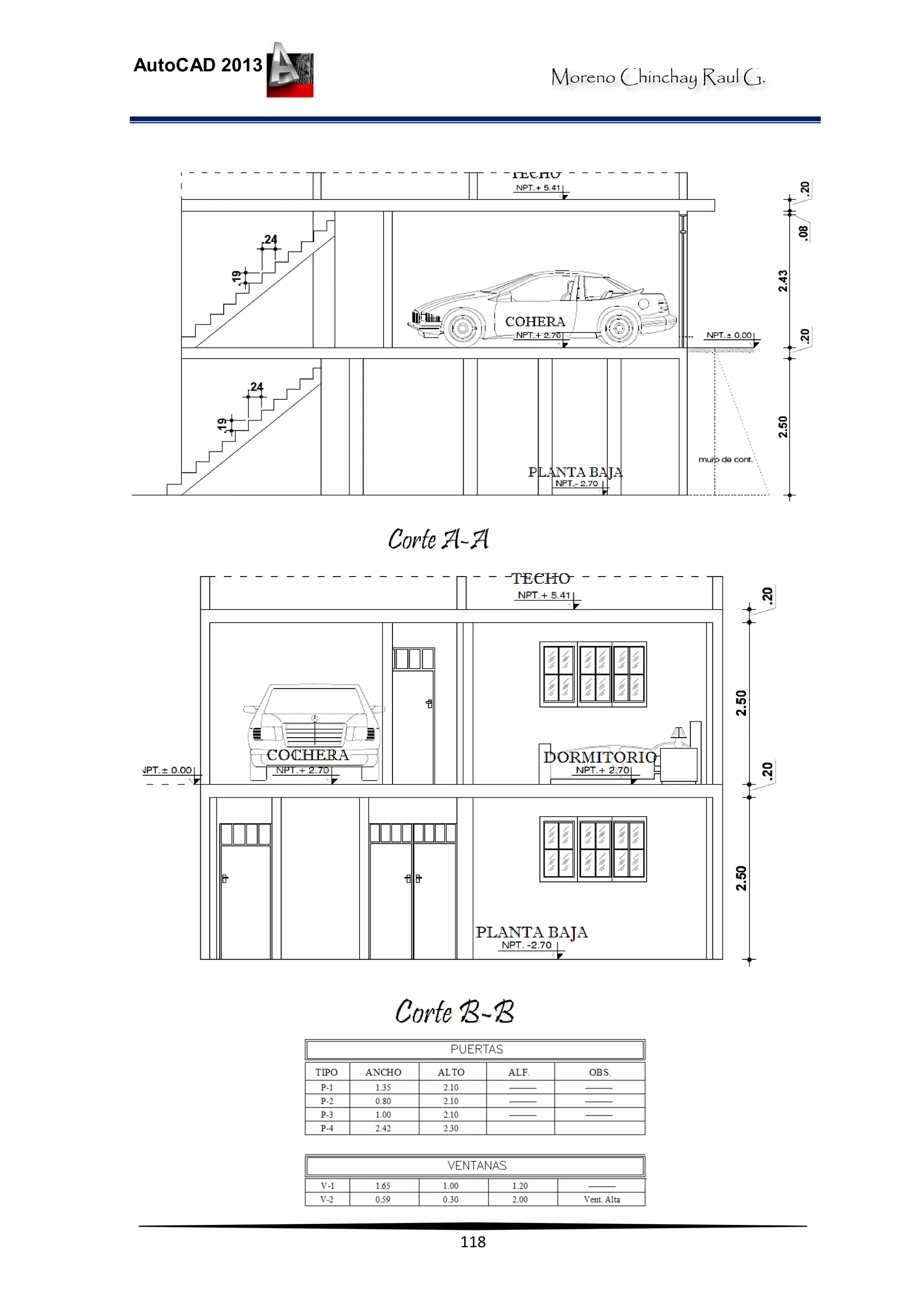 Moreno Chinchay Raul G.
AutoCAD 2013
118
 