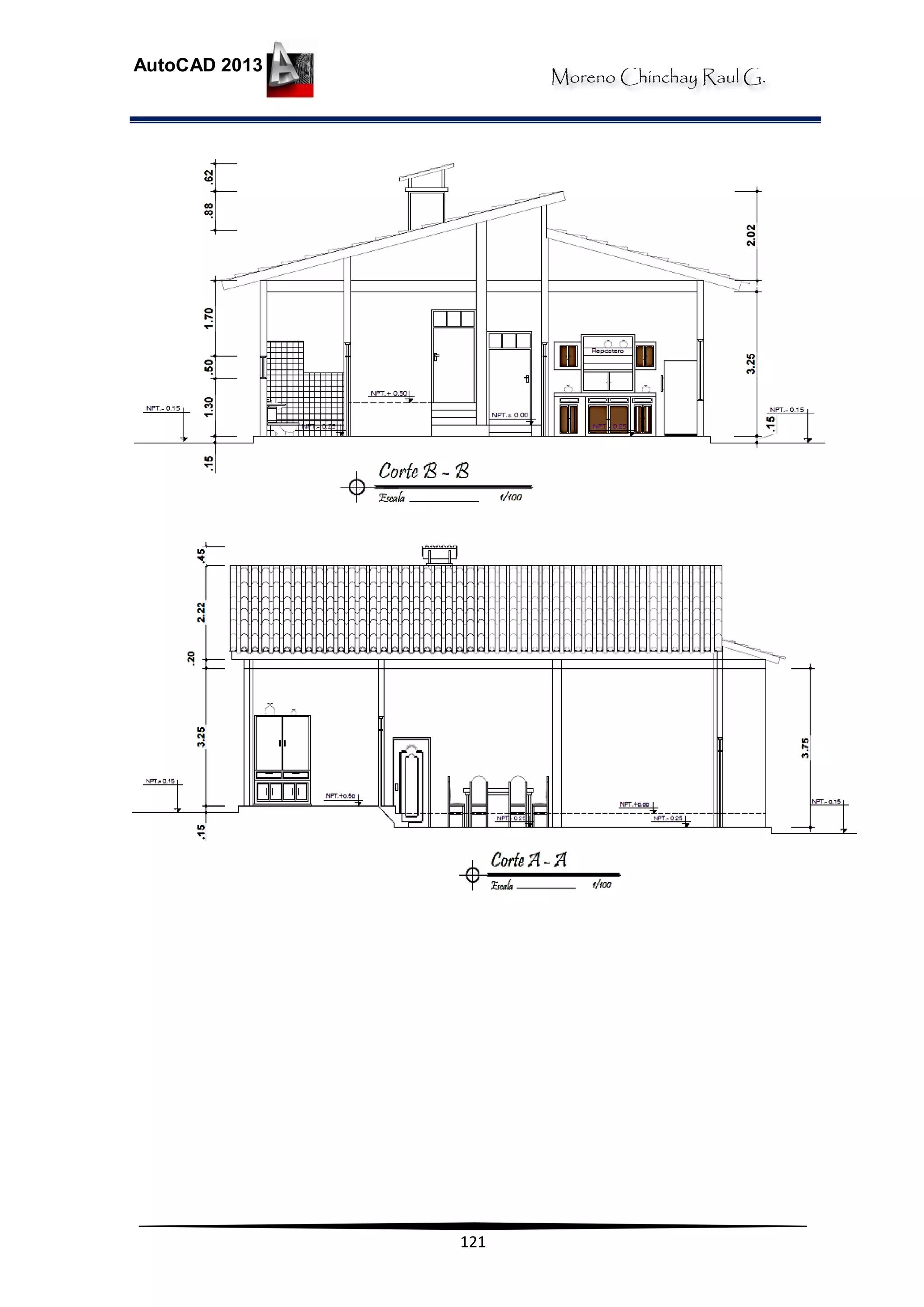 Moreno Chinchay Raul G.
AutoCAD 2013
121
 
