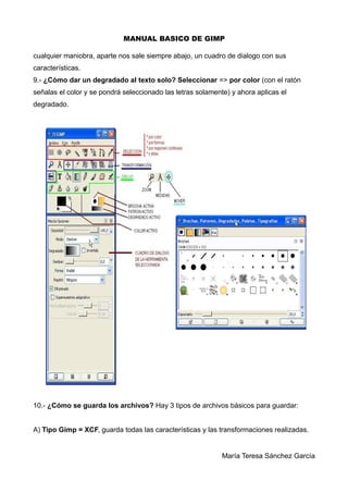 Manual basico de gimp | PDF