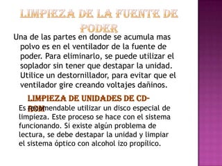 Creativo en la solución de problemas.Principalmente existen dos tipos de mantenimiento