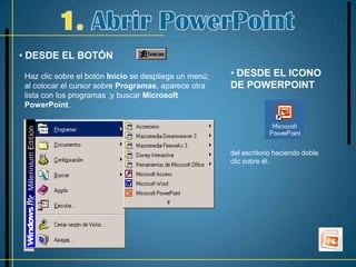 Manual basico de power point con sonido 