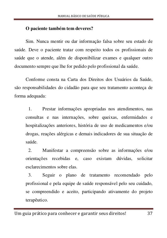 Manual basico de saude publica