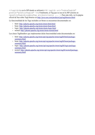 Struts Taglib Manual Basico De Struts | PDF