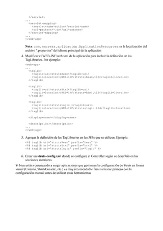 Struts Taglib Manual Basico De Struts | PDF
