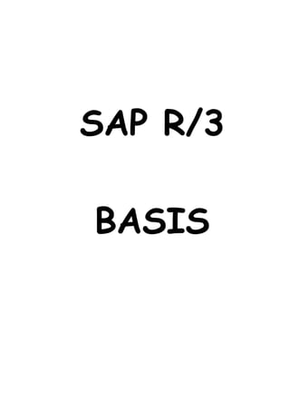 SAP R/3

BASIS
 