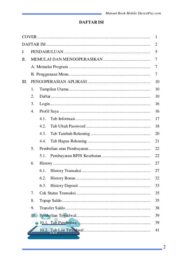 Contoh Manual Book Alat Elektronik - Homecare24