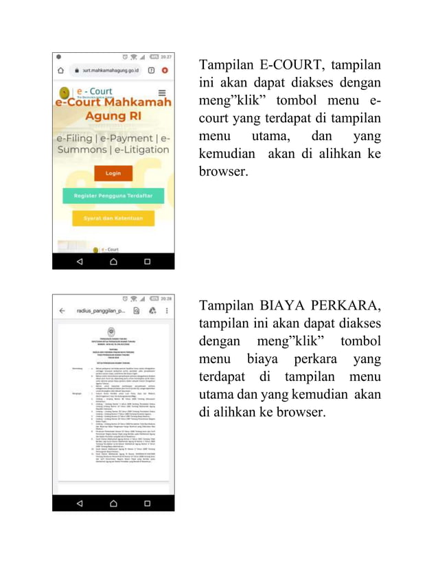 Manual book aplikasi si