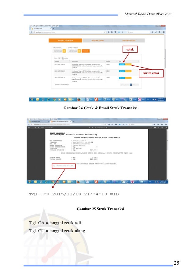Manual Book Website DavestPay.com