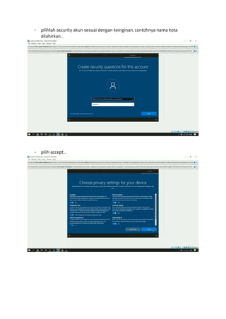 Manual Book Windows 10 and Linux Mint Installation | PDF