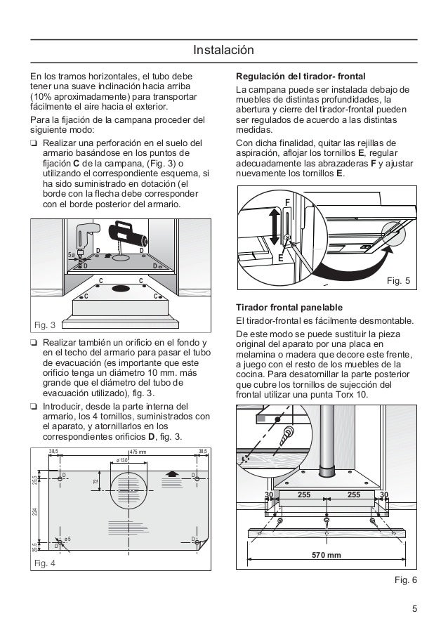 Manual Bosch Campana Dhi625 S