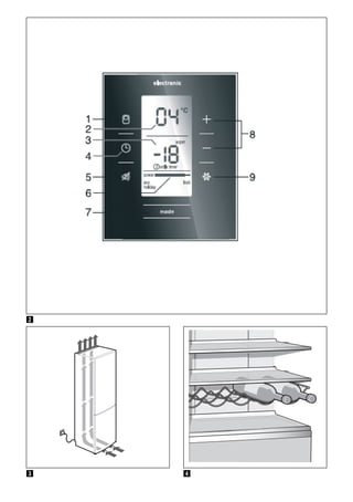 tr
88
Basit hataları kendiniz giderebilirsiniz
Yetkili servisi çağırmadan önce:
A ağıdaki talimatların yardımıyla arızayı kendinizin giderip gideremiyeceğinizi kontrol
ediniz.
Garanti süresi içerisinde dahi, bu gibi durumlarda servis görevlisinin masraflarının
tümünü kendiniz ödemek zorundasınız!
Arıza Muhtemel sebebi Giderilmesi
Sıcaklık derecesi,
yapılmı ayardan çok
daha farklı.
Bazı durumlarda cihazı 5 dakika
kapatmanız yeterlidir.
Isı derecesi çok sıcak ise, birkaç
saat sonra ısı derecesinin ayar
derecesine yakla ıp yakla madığını
kontrol ediniz.
Sıcaklık derecesi dü ükse, yani çok
soğuksa, sıcaklık derecesini ertesi
gün tekrar kontrol ediniz.
Aydınlatma çalı mıyor.
Resim 1/12
Lamba alteri sıkı mı . I ık alterinin hareket edip
etmediğini kontrol ediniz. Resim 1/
10
Aydınlatma bozuk. Aydınlatma bölümüne bakınız.
Soğutucu bölmesi çok
soğuk.
Dondurucu
bölmesinde daha
dü ük sıcaklık
sağlanması, soğutucu
bölmesinde de daha
dü ük sıcaklık
olu masına sebep
olabilir. Bu durum
soğutma tekniği
açısından normaldir.
Soğutucu bölmesinin derecesini
biraz daha sıcak ayarlayınız.
Eğer bu yeterli olmazsa, örn. çok
soğuk oda ısı derecelerinde,
dondurucu bölmesinin ısı derecesini
de biraz daha sıcak ayarlayınız.
Göstergede ”E..”
görünüyor.
Elektronik sistem bir
hata tespit etti.
Yetkili servisi çağırınız.
Kumanda birimlerinde
dü ük ı ık gücü söz
konusu olur.
Eğer cihaz belli bir
süre kullanılmadıysa,
kumanda panosunun
göstergesi enerji
tasarruf moduna
geçer.
Cihaz tekrar kullanılmaya
ba lanınca, örn. cihazın kapısı
açılınca, gösterge yeniden normal
aydınlatma moduna geçer.
 