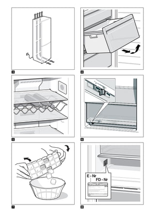 tr
75
Çalı ma sesleri
Normal çalı ma ses ve
gürültüleri
Boğuk horultu
Motorlar çalı ıyor (örn. soğutma ünite
grubu, ventilatör).
Fıkırtı, ırıltı ve tınlama sesleri
Boruların içinde soğutma maddesi
akıyor.
Çıtlama sesi
Motor, alter veya manyetik valfler
açılıyor/kapanıyor.
Çatırdama
Otomatik buz çözme yapılıyor.
Gürültü olu masının
önlenmesi
Cihaz düz yerle tirilmemi
Cihazı lütfen bir su terazisinin yardımı ile
dengeli ayarlayınız. Düzeltme i lemi için
cihazın ayarlanabilen vidalı ayarlarını
kullanınız veya altına uygun parçalar
koyunuz.
Cihaz bir yere ”temas” ediyor
Cihazı, temas ettiği mobilya veya
cihazlardan ayırınız.
Kaplar veya raflar sallanıyor veya
sıkı ıyor
Dı arı çıkarılabilen parçaları kontrol
ediniz ve gerekirse yeniden takınız.
i eler veya kaplar birbirine değiyor
i eleri veya kapları birbirinden biraz
ayırınız.
Basit hataları kendiniz giderebilirsiniz
Yetkili servisi çağırmadan önce:
A ağıdaki talimatların yardımıyla arızayı kendinizin giderip gideremiyeceğinizi kontrol
ediniz.
Garanti süresi içerisinde dahi, bu gibi durumlarda servis görevlisinin masraflarının
tümünü kendiniz ödemek zorundasınız!
Arıza Muhtemel sebebi Giderilmesi
Sıcaklık derecesi,
yapılmı ayardan çok
daha farklı.
Bazı durumlarda cihazı 5 dakika
kapatmanız yeterlidir.
Isı derecesi çok sıcak ise, birkaç
saat sonra ısı derecesinin ayar
derecesine yakla ıp yakla madığını
kontrol ediniz.
Sıcaklık derecesi dü ükse, yani çok
soğuksa, sıcaklık derecesini ertesi
gün tekrar kontrol ediniz.
 