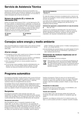 Manual bosch horno independiente hbl77 s651e