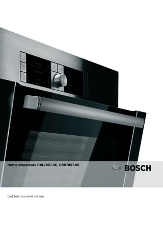 Manual bosch horno independiente hbr78 s750e