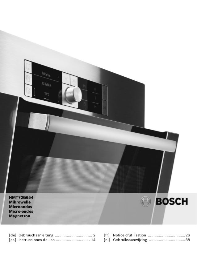 Manual bosch microondas hmt72 g654