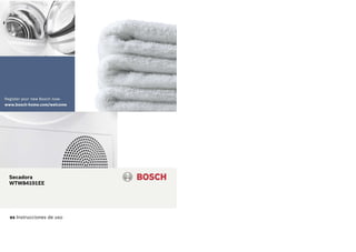 es Instrucciones de uso
Secadora
WTW84101EE
 