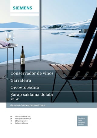 Conservador de vinos
Garrafeira
Οινοντουλάπα
Şarap saklama dolabı
KF..W..
 