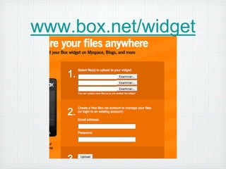 www.box.net/widget
 