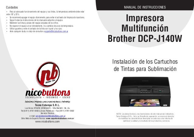 Manual Brother DCP-J140W