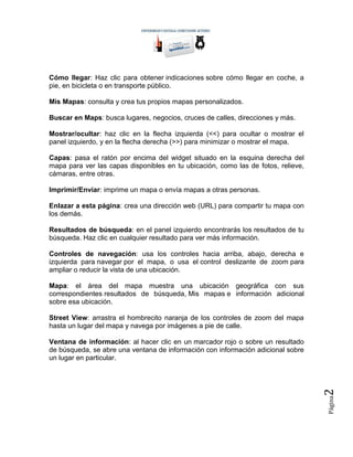 Manual básico google maps | PDF