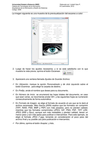 Manual básico de escaneo | PDF