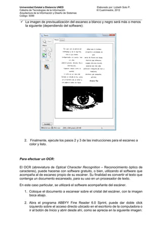 Manual básico de escaneo | PDF