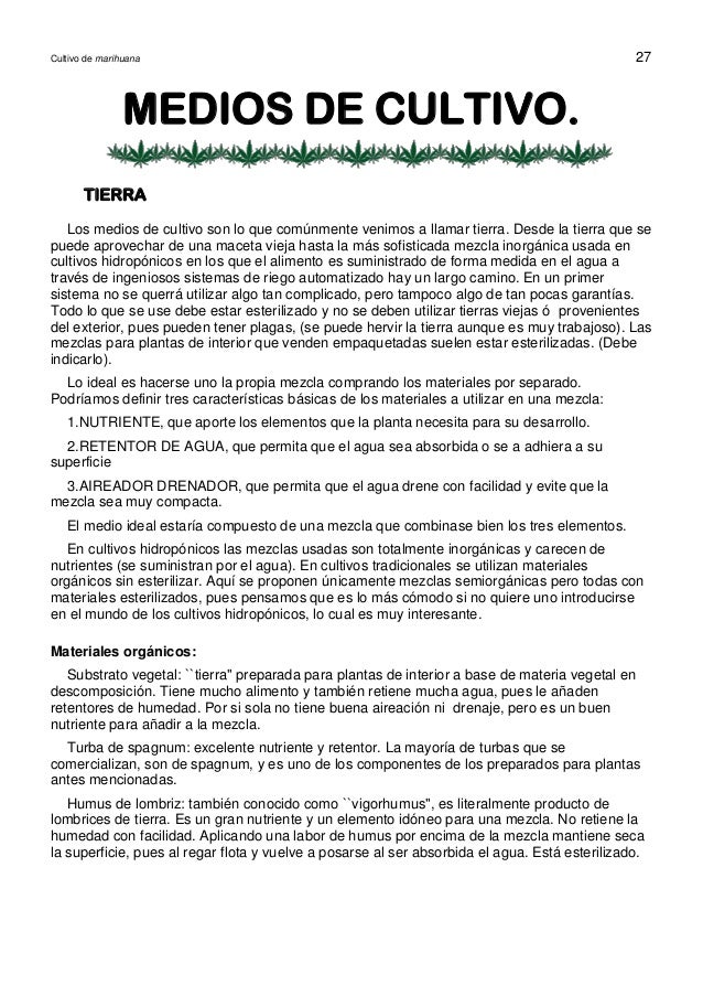 Cultivo Marihuana Indoor Manual