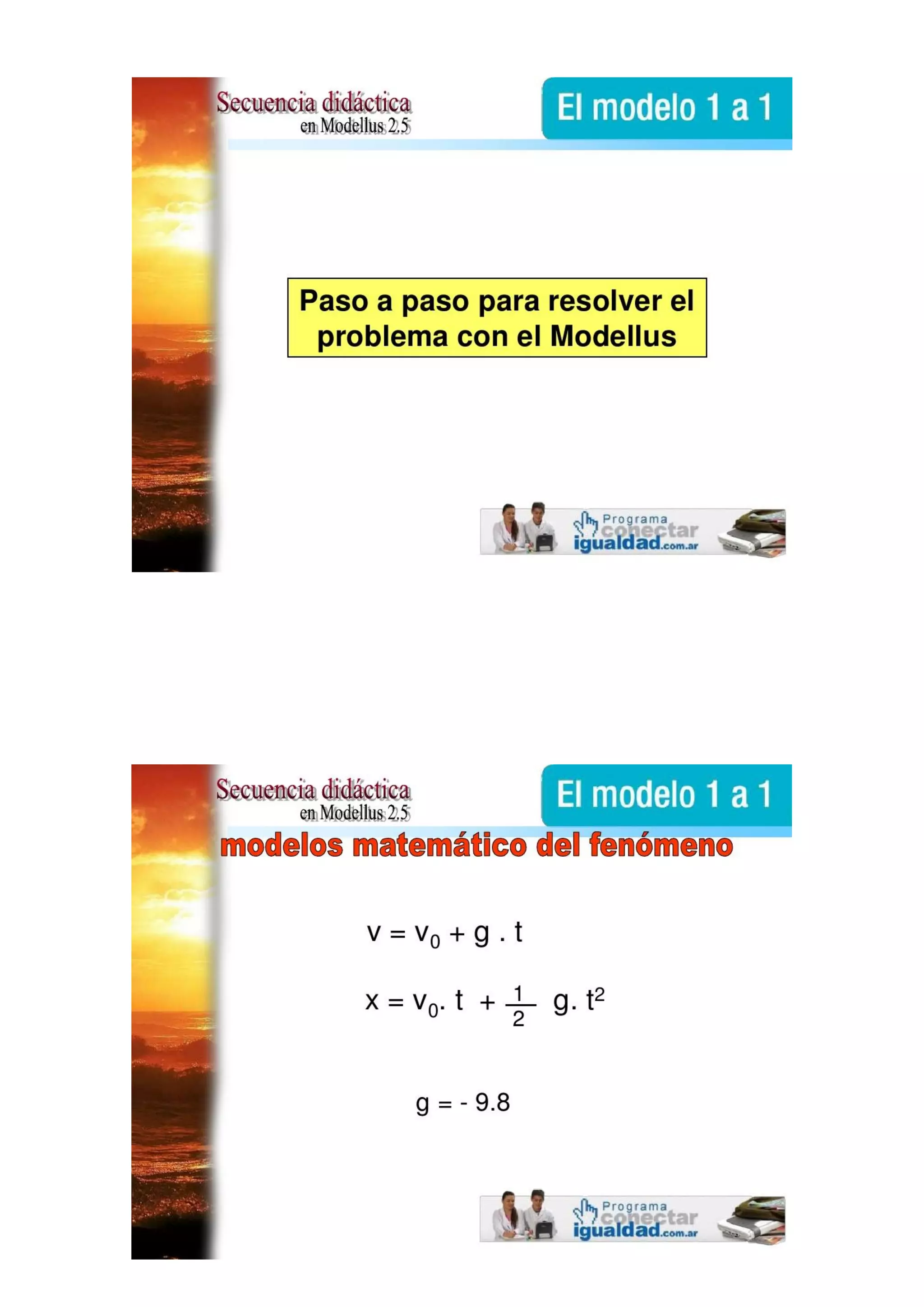 Manual básico del software modellus 4