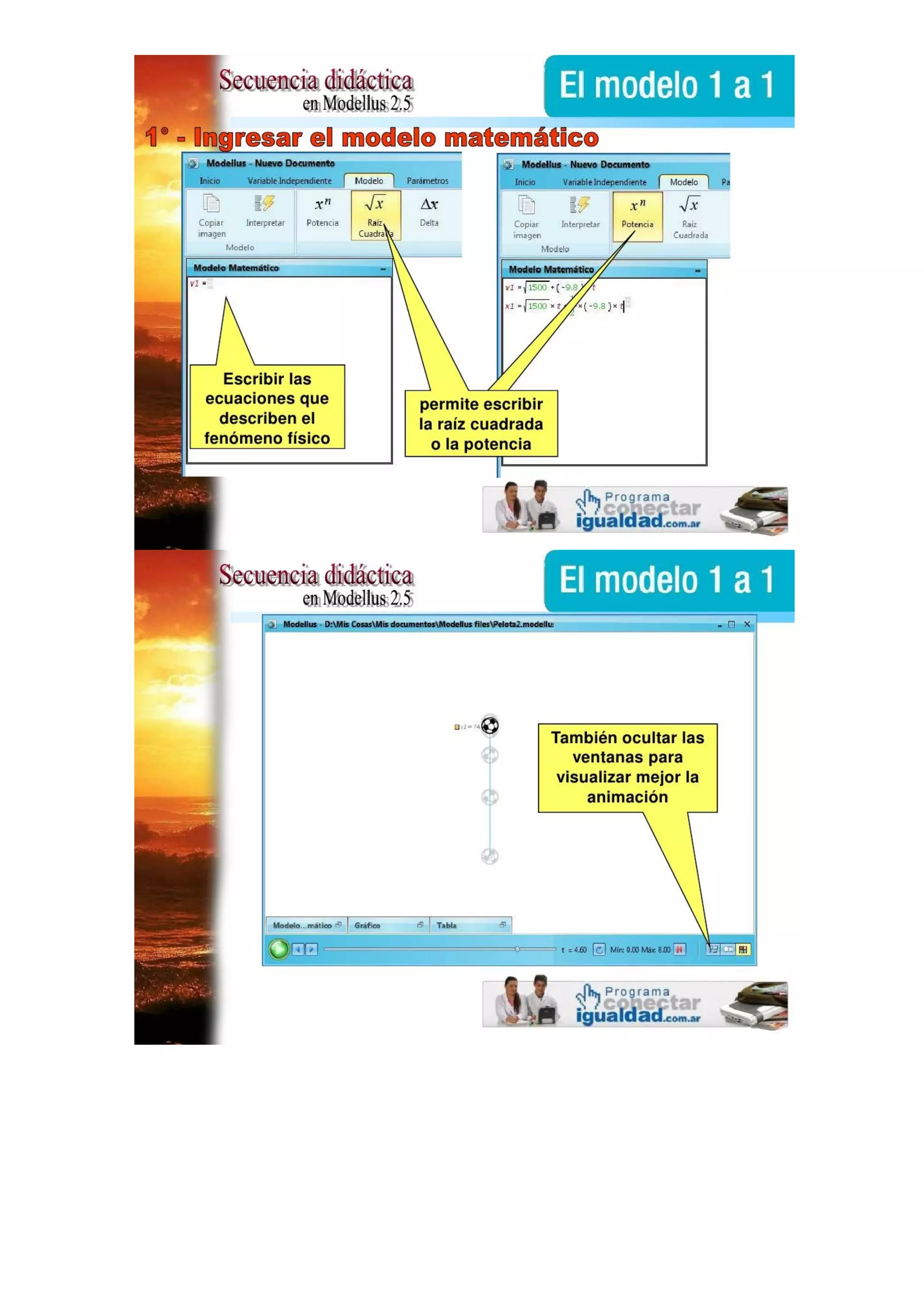 Manual básico del software modellus 4