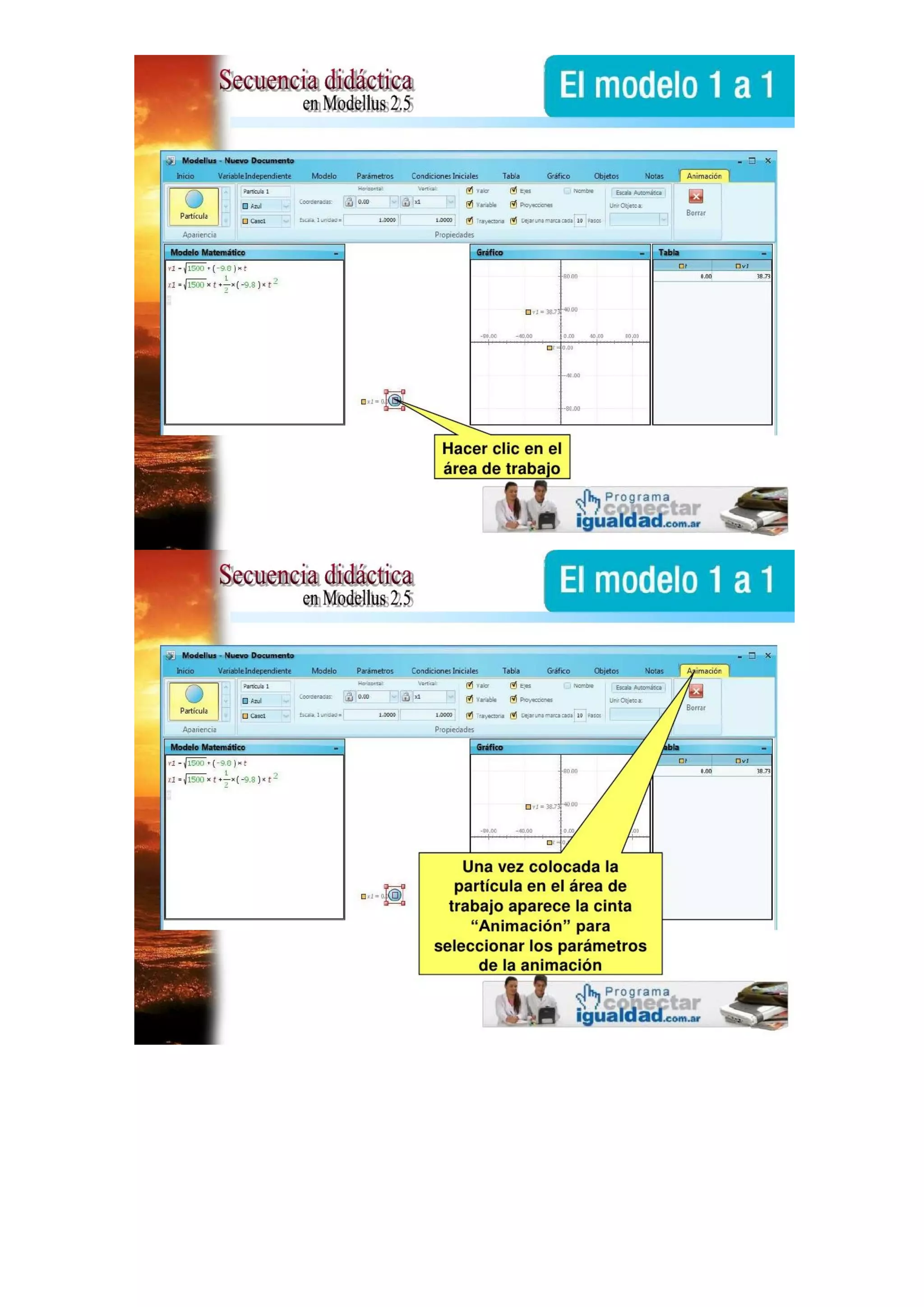 Manual básico del software modellus 4