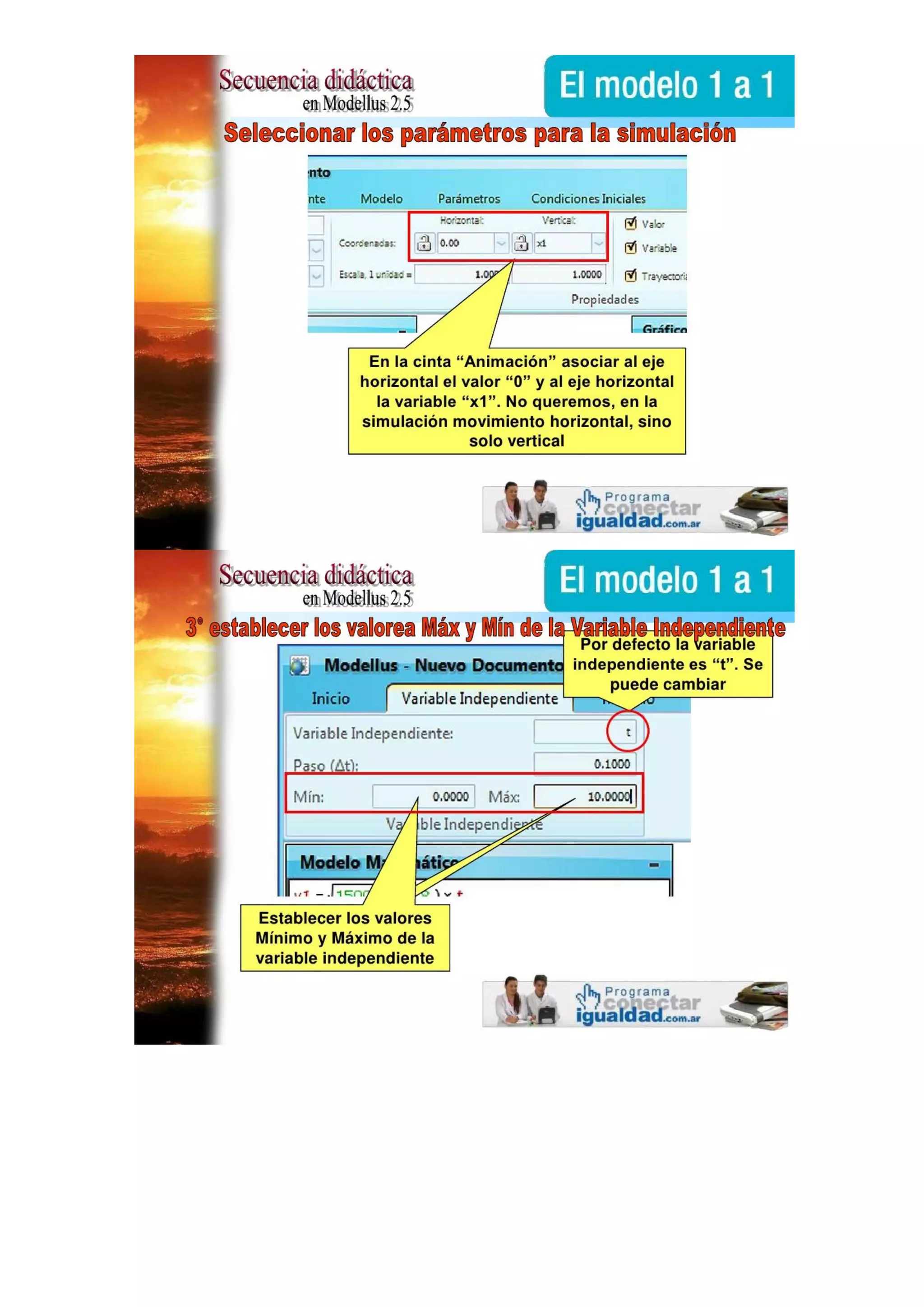 Manual básico del software modellus 4