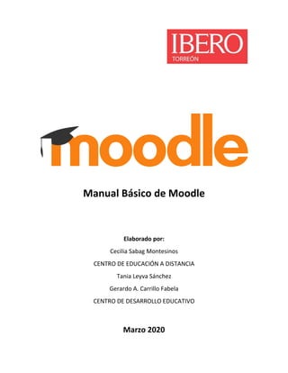 Manual básico de moodle | PDF
