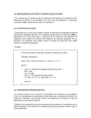 Manual básico de programación en c++ prev | PDF