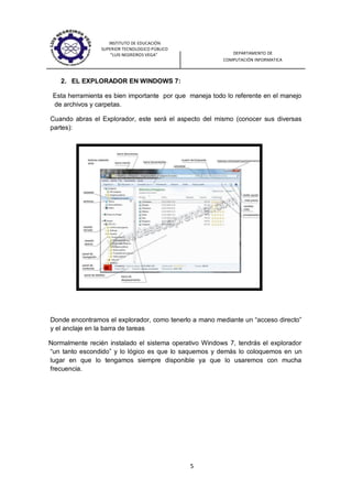 Manual básico de windows 7 | PDF